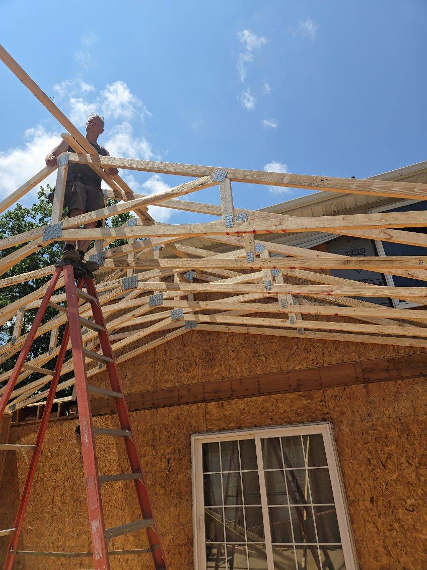 Addition framing, Clean Construction LLC, Lorain County