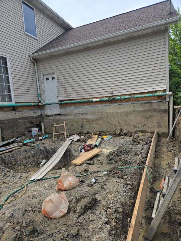 Addition project start, Clean Construction LLC, Lorain County Ohio