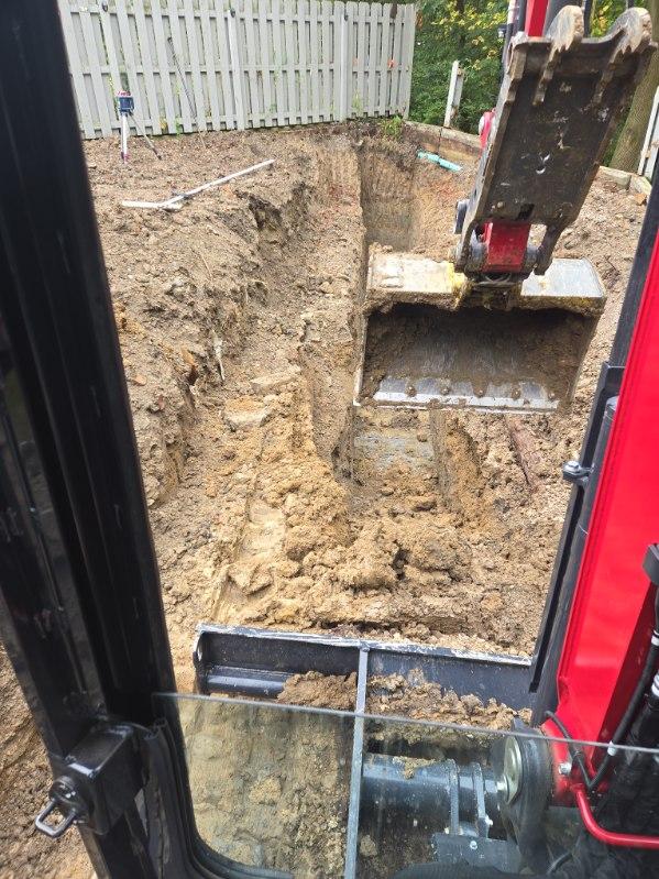 Retaining wall construction, Clean Construction LLC, Lorain County Ohio
